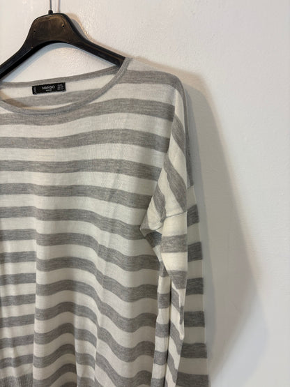 MANGO. Jersey fino rayas