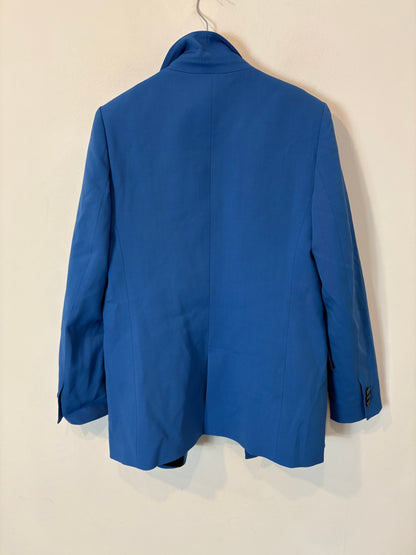 MASSIMO DUTTI. Blazer azul klein