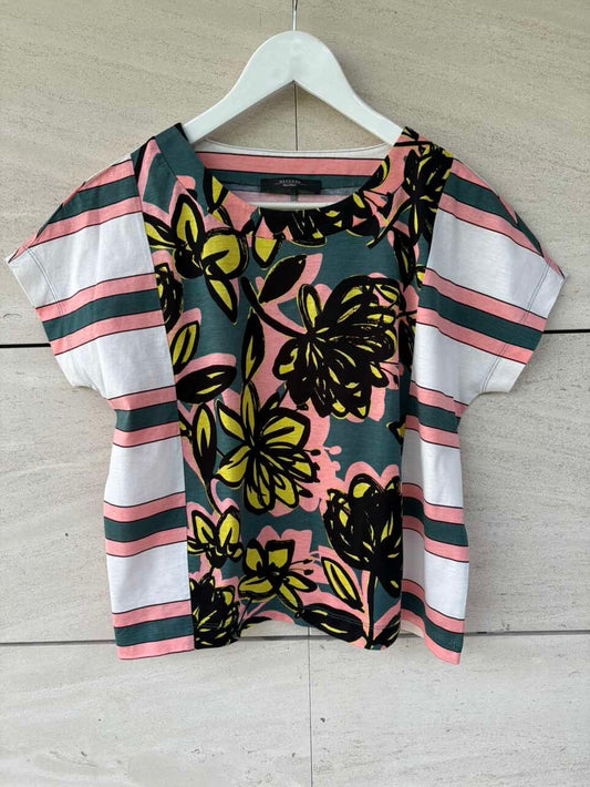 MAxMARA. Camiseta rayas y dibujo