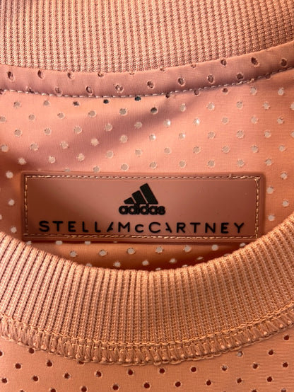 ADIDAS STELLA McCARTNEY. Pink perforated sports top. TS