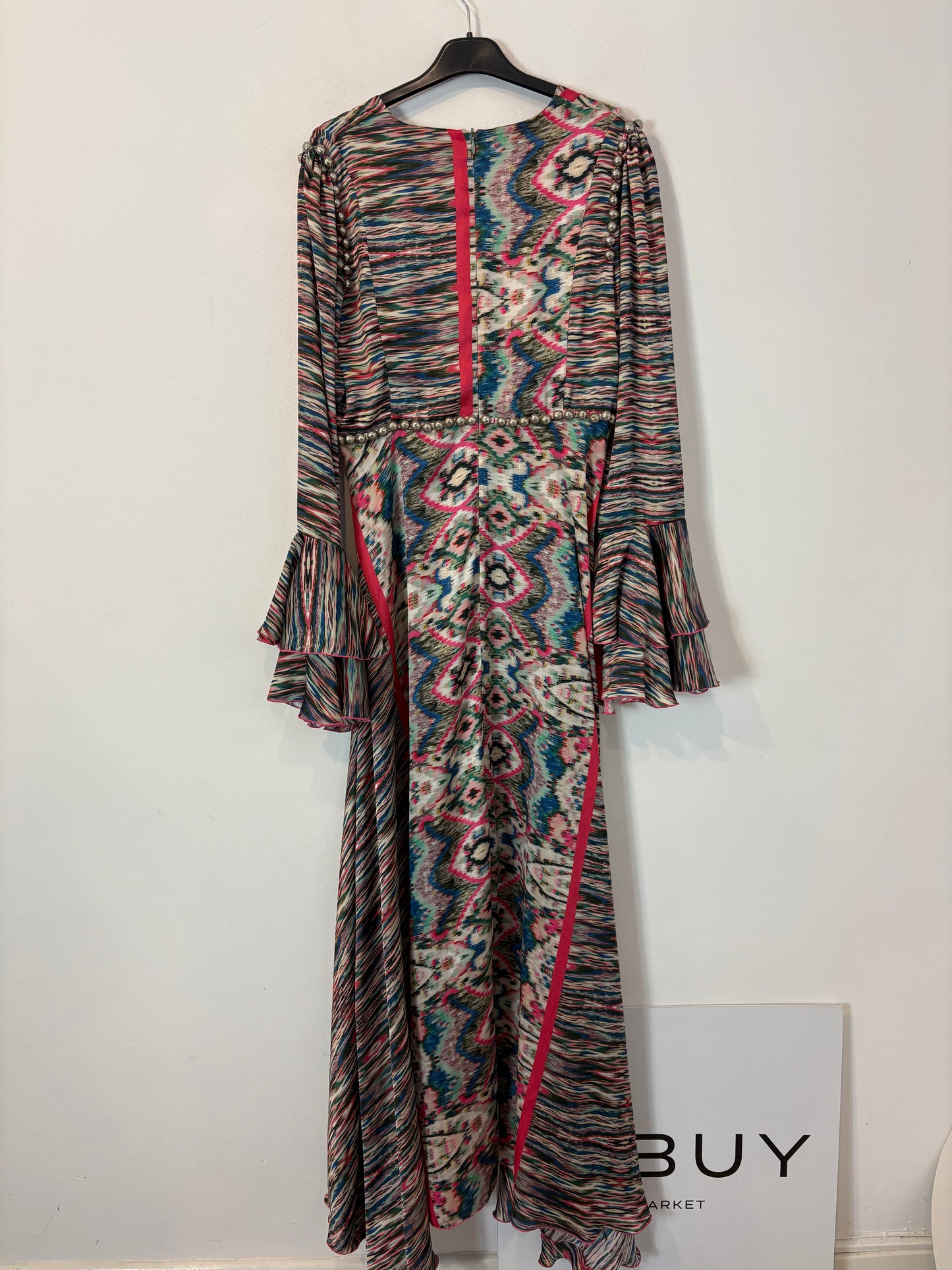 TETÉ BY ODETTE. Vestido largo colores detalle tachuelas