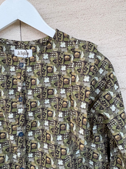 JOSEPHINE. Blusa estampada verdes