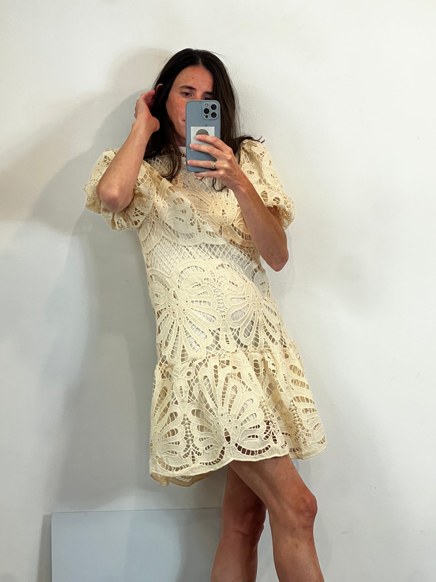 ZARA. Beige flowing blouse. Size M