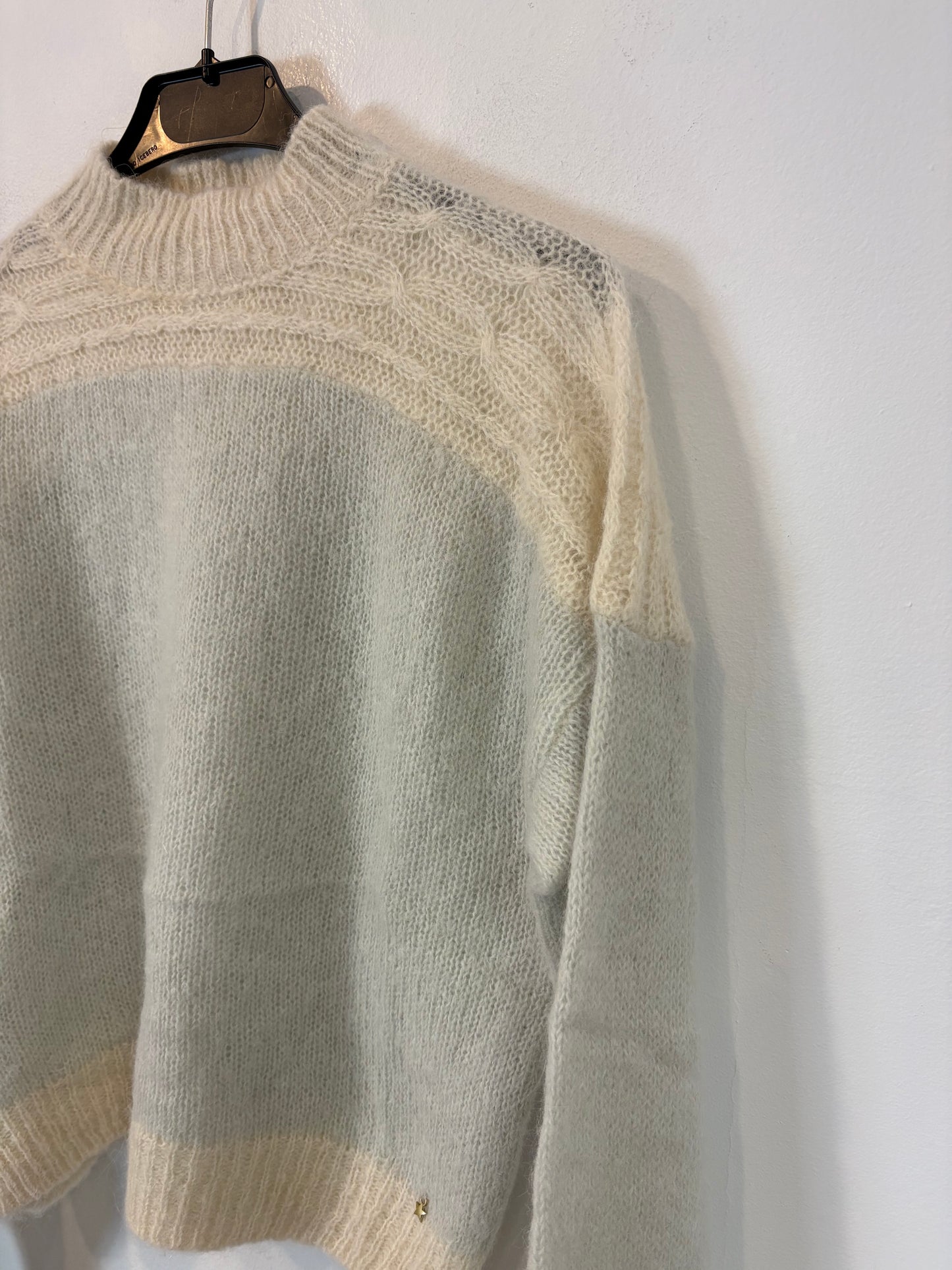 ZARA. Black stretch knit top. TL