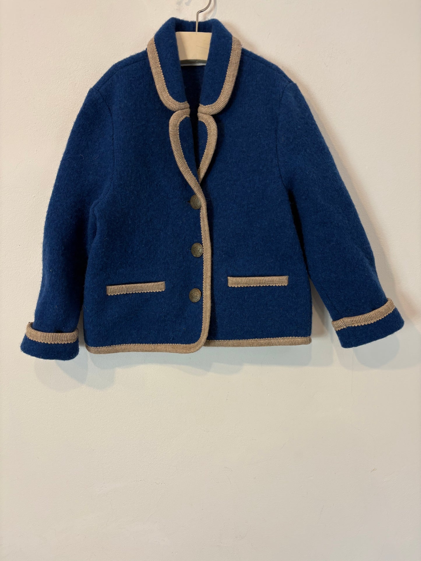 OTRAS. Austriaca azul lana niños. T 6-7 años