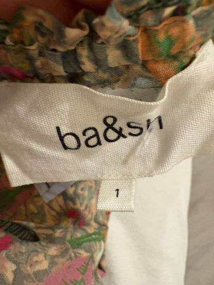 BA&amp;SH. Total crop top and floral skirt look. Size 1 (36)