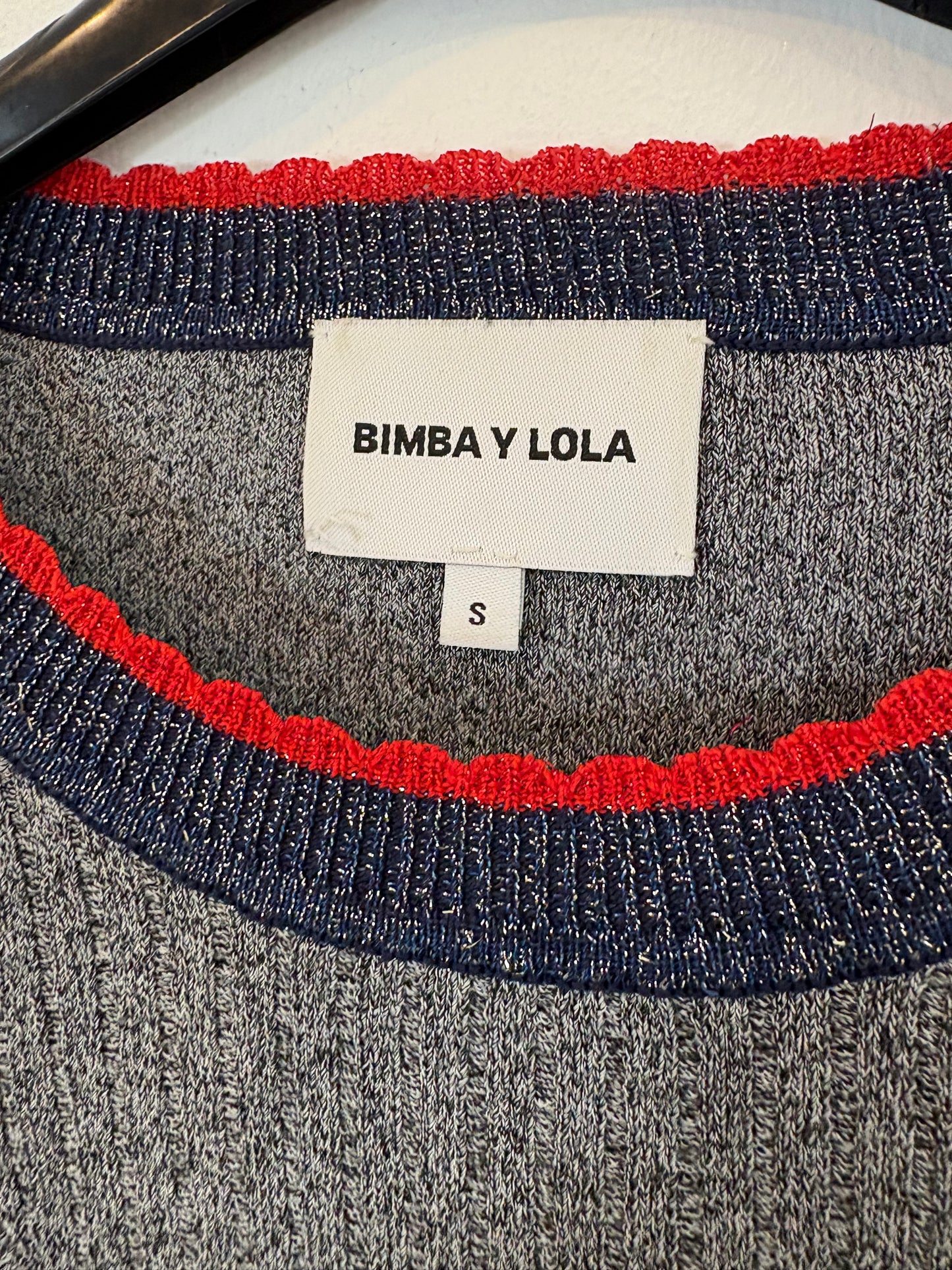 BIMBA Y LOLA. Mottled viscose sweater with thread detail. TS