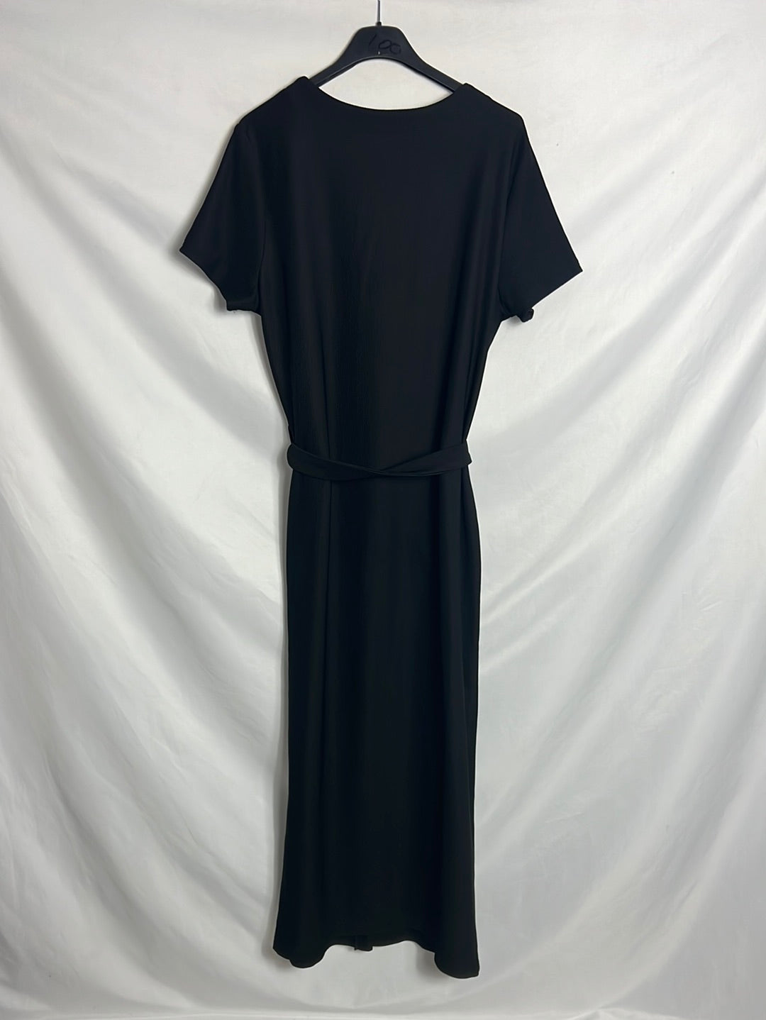 BIMANI. Long black button-down dress. TL