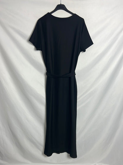 BIMANI. Long black button-down dress. TL