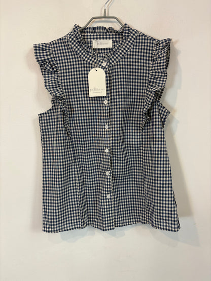 POLIN ET MOI. Blusa cuadros vichy