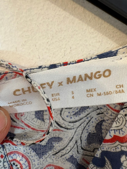 CHUFY X MANGO. Vestido largo  estampado