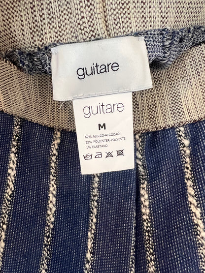 GUITARE. Conjunto chaleco y bermudas rayas T.M