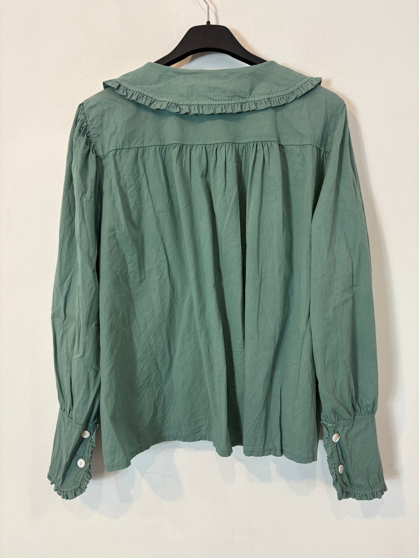 Blusa verde nido de abeja