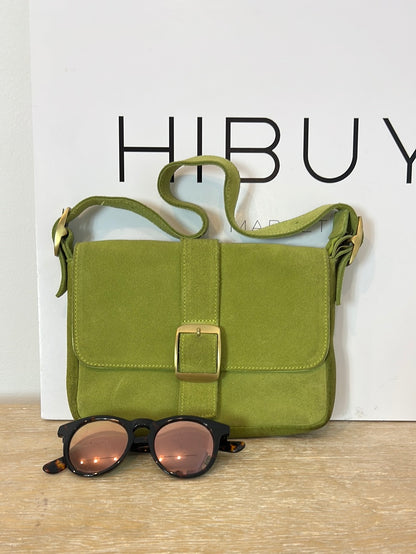 OTRAS. Bolso mini verde asa corta