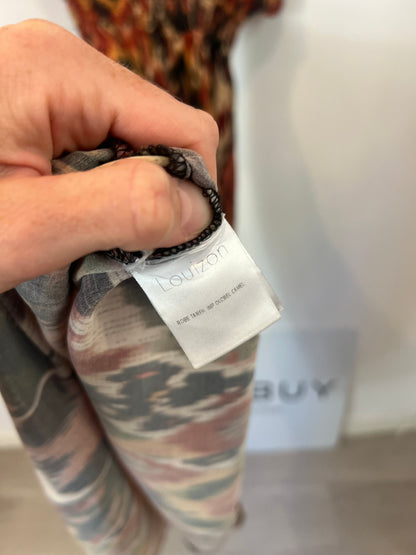 LOUIZON. Vestido largo tie dye T0(xs)