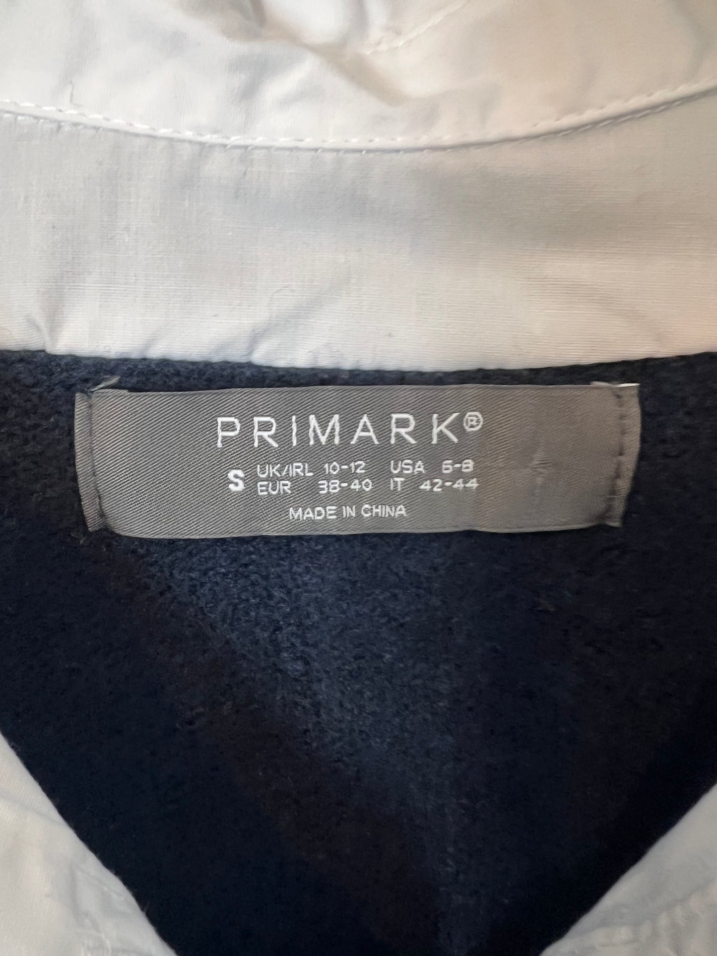 PRIMARK. Chaleco punto con camisa. T S