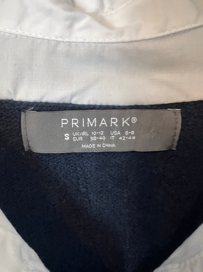 PRIMARK. Chaleco punto con camisa. T S
