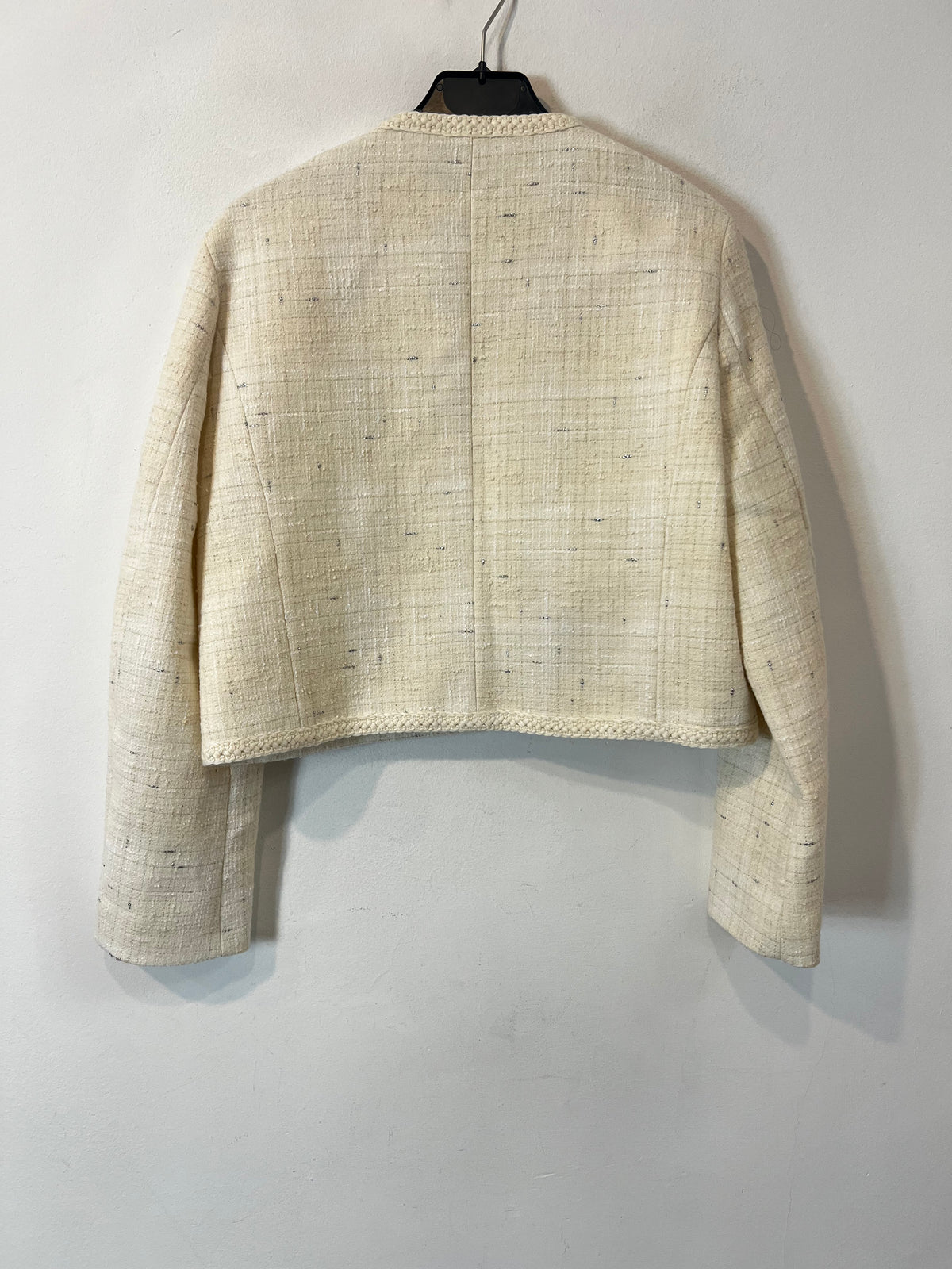 MAJE. Conjunto crema tweed