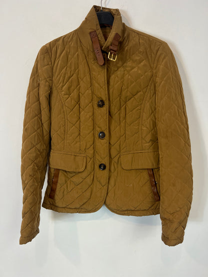 MASSIMO DUTTI. Camel quilted jacket. TS