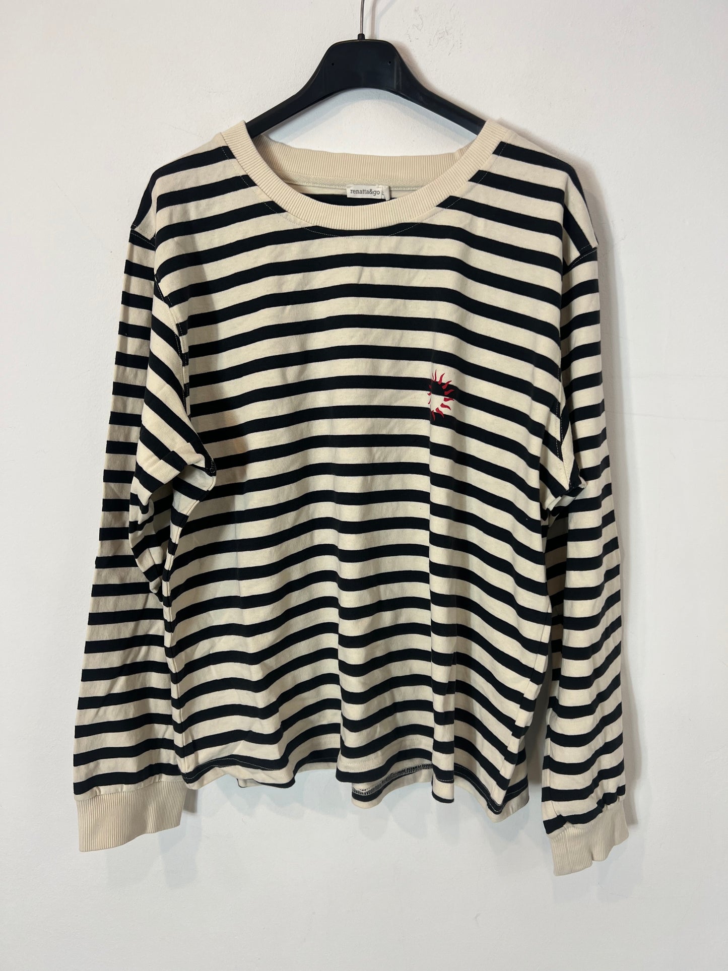 RENATTA&GO. Sudadera rayas azules. T S/M