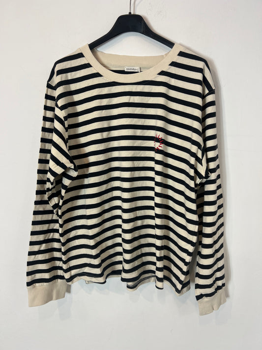 RENATTA&GO. Sudadera rayas azules. T S/M