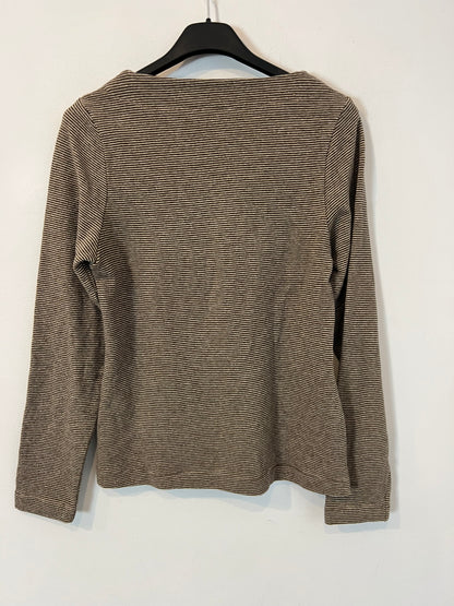 MI&CO. Top rayas hilos brillo. T S