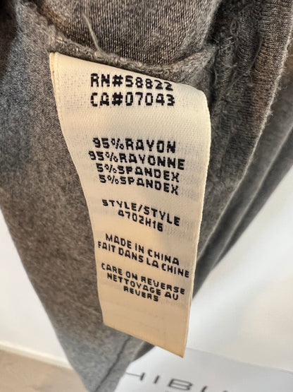 MAX STUDIO. Falda larga gris punto elástico. T S