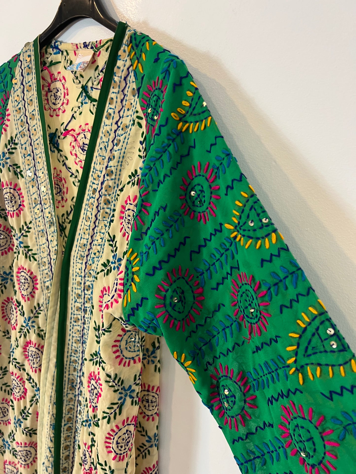 OTRAS. Kimono multicolor bordado TU(s/m)