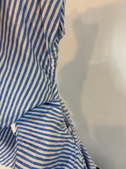 OTRAS. Blusa rayas volantes