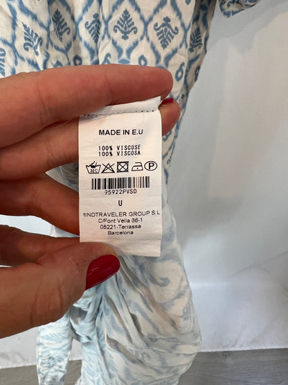 MINDTRAVELER. Blue print midi dress. YOU (M)