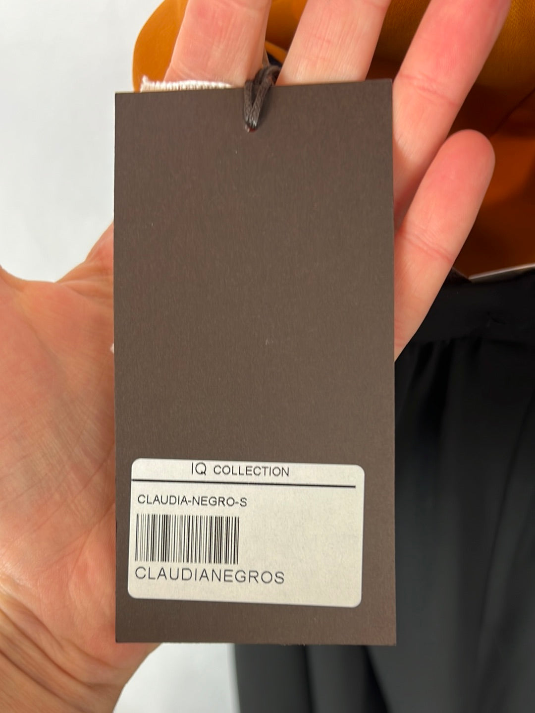 IQ. Vestido largo tricolor T.s