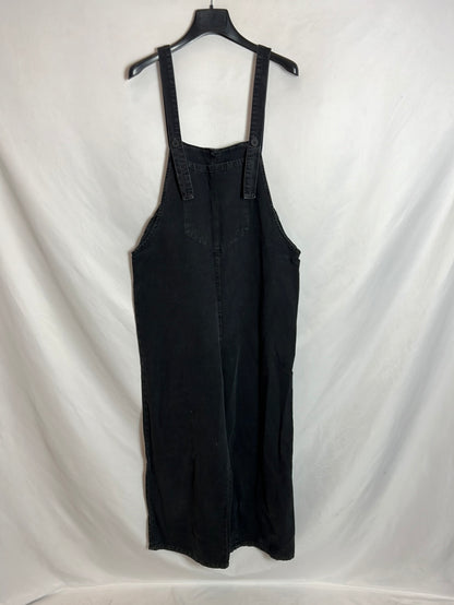 ZARA. Peto culotte gris oscuro estilo oversized. T S (tara)