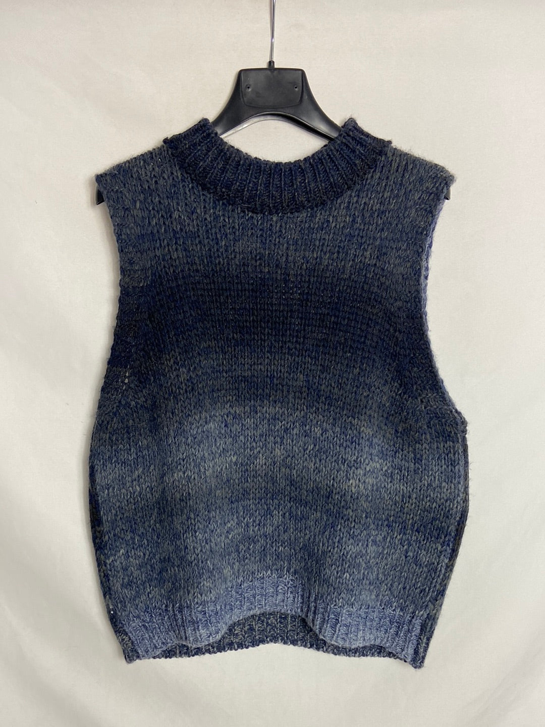 PINPON  LILI. Chaleco punto gris TU(m)