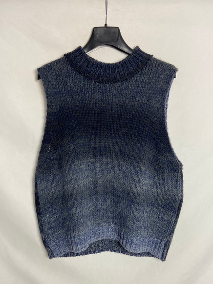 PINPON  LILI. Chaleco punto gris TU(m)