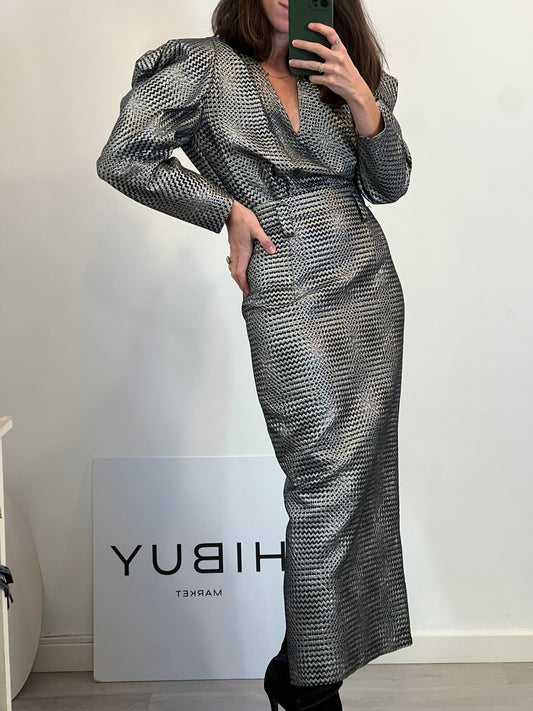 PANAMBI. Vestido estructura hilos