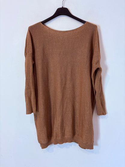 OTRAS. Jersey fino hilos dorados