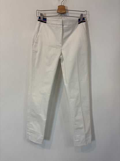 HARMONT & BLAINE. Pantalón chino blanco detalle cintura