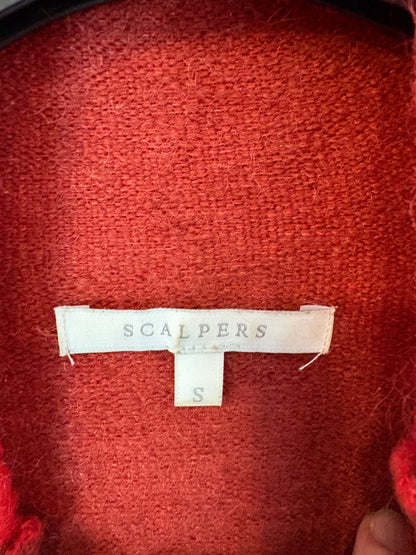 SCALPERS. Jersey granate mezcla