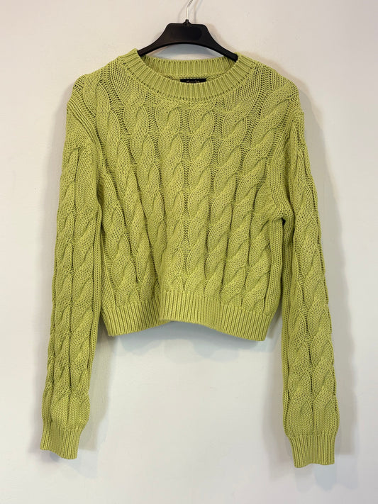 ZARA. Mustard textured back top. TS