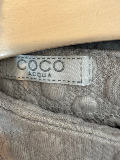 GOCCO. Vestido niña gris claro textura. T 5 años