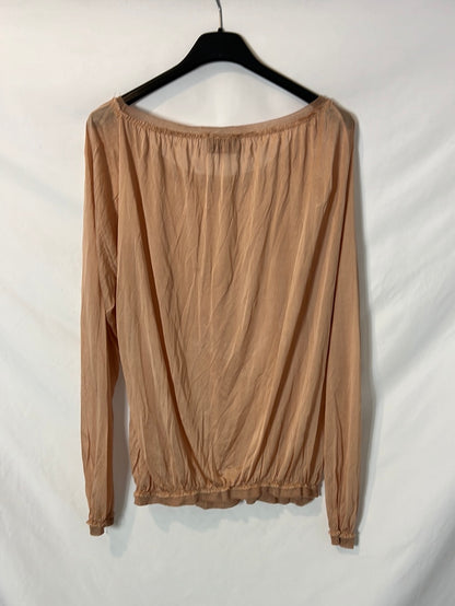 MISSONI. Top fluido rosa claro. T 40 (M)