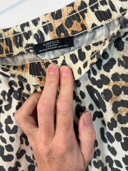 PARFOIS. Pantalón fluido animal print. T XS/S