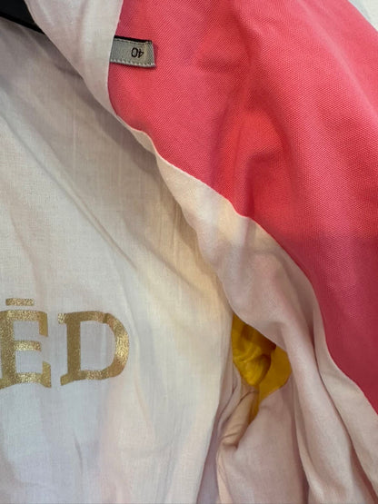 DSQUARED2. Chaqueta rosa cortita cremallera
