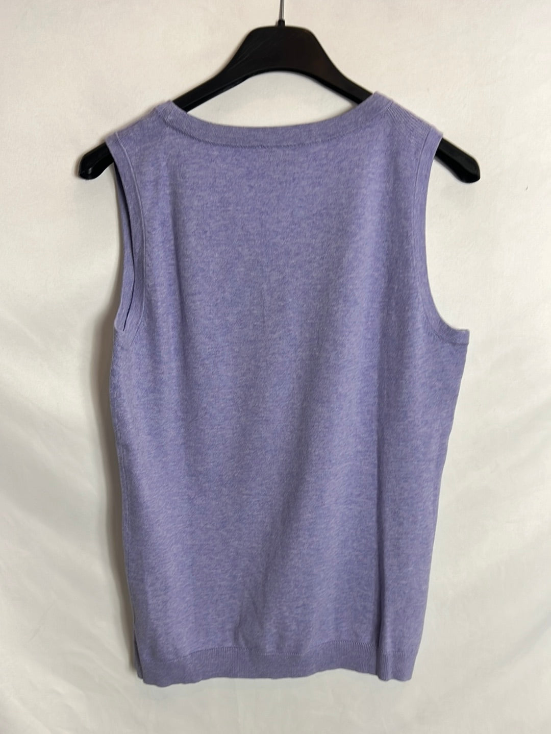 TALBOTS. Mauve heather knit top. TS