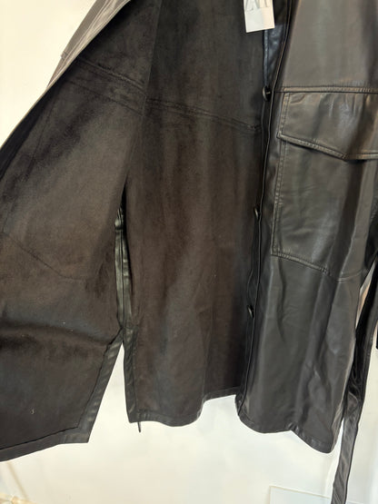 ZARA. Jacket with mottled gray wool. TS