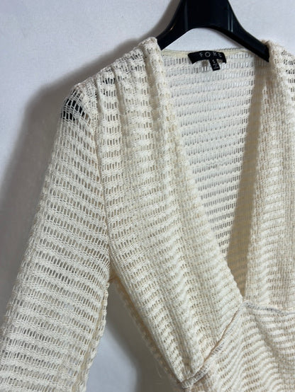 FORE. Long die-cut maternity dress Ts