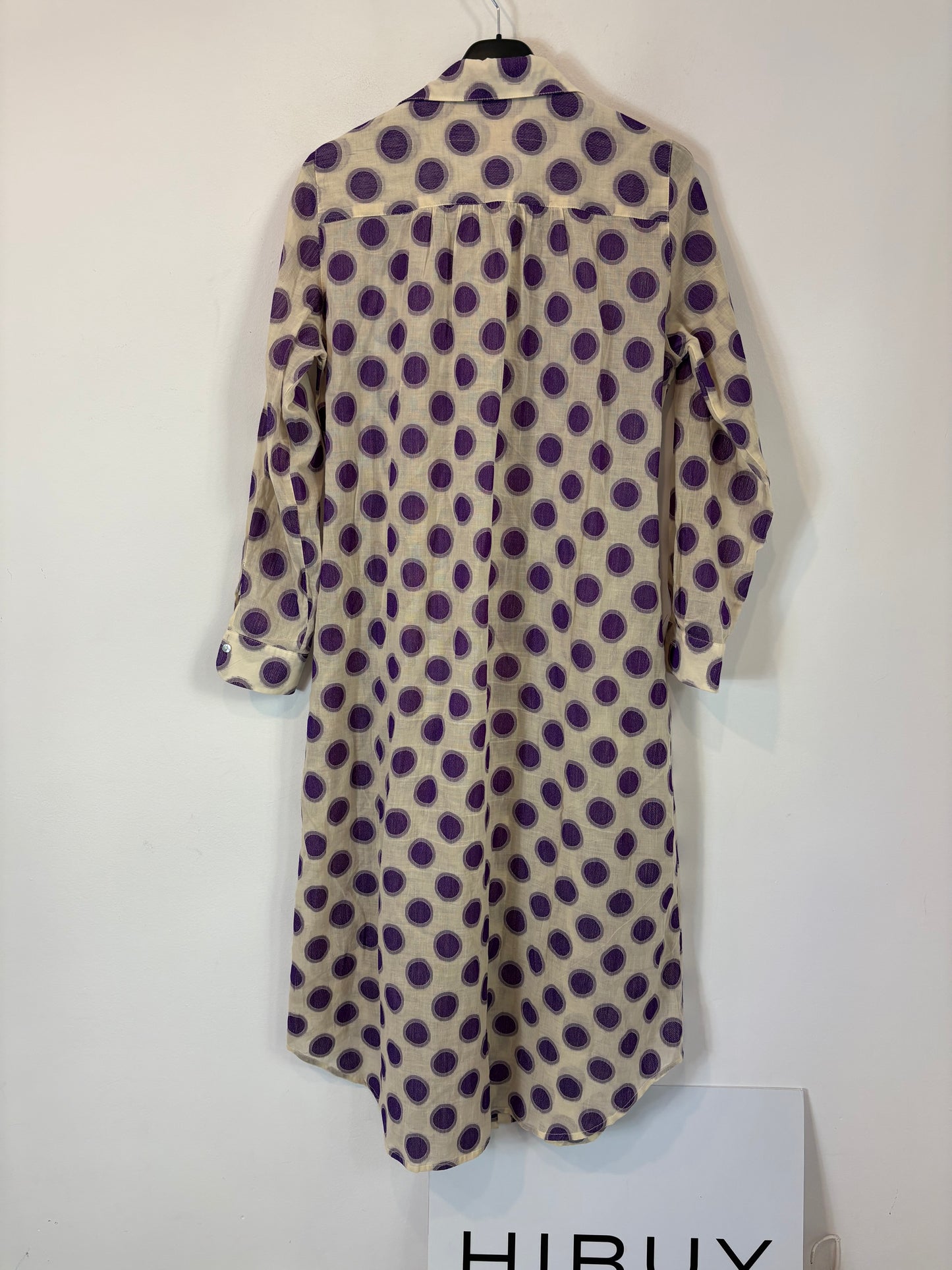 BYAN. Vestido algodón lunares T.m