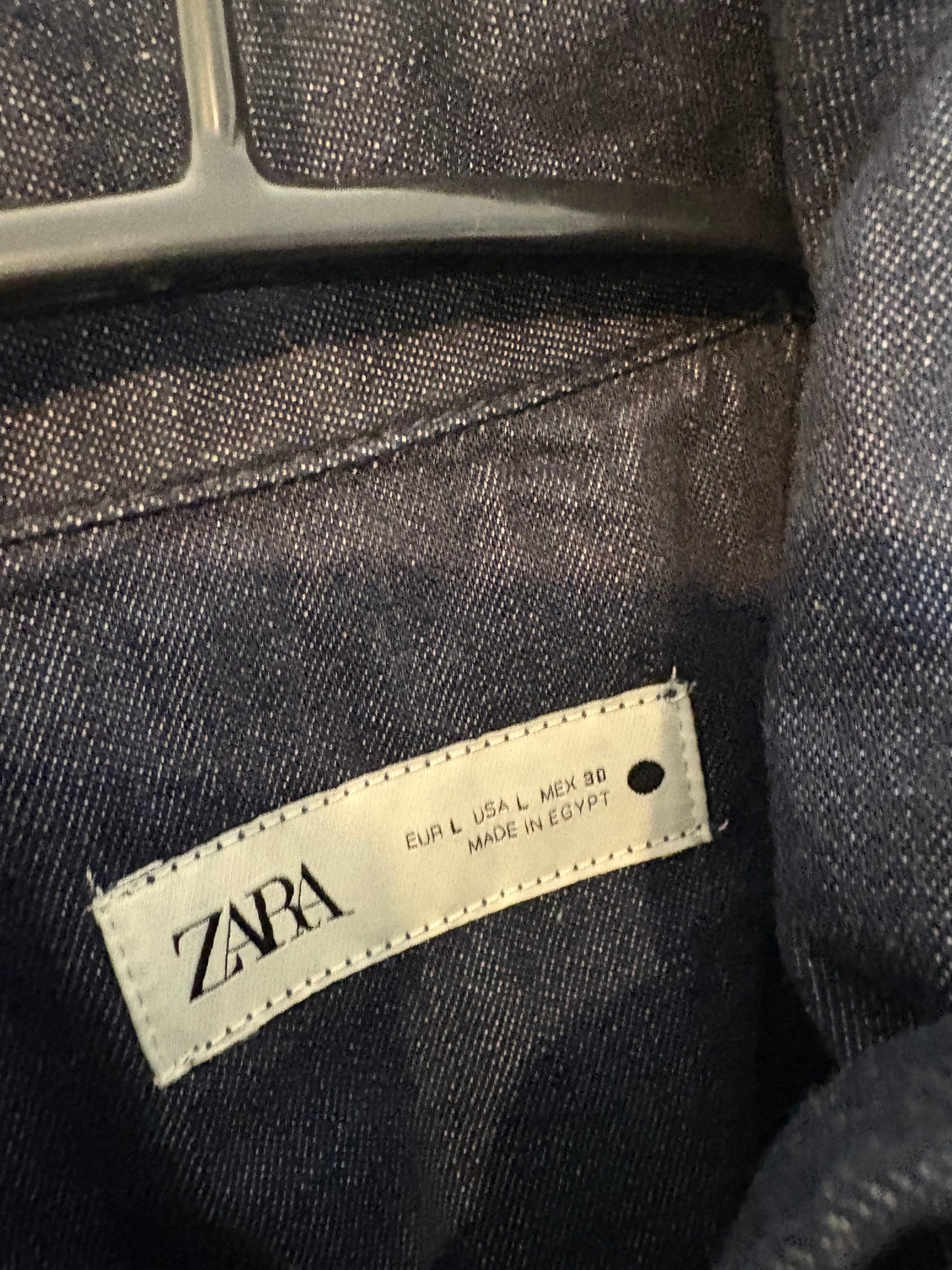 ZARA. Camisa denim lazada