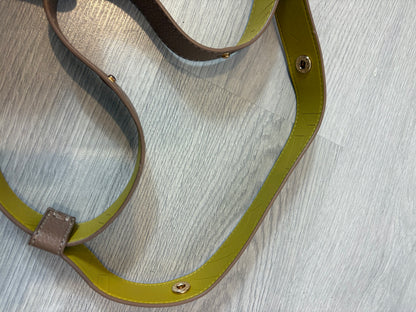 ADOLFO DOMINGUEZ. Bolso bandolera bicolor