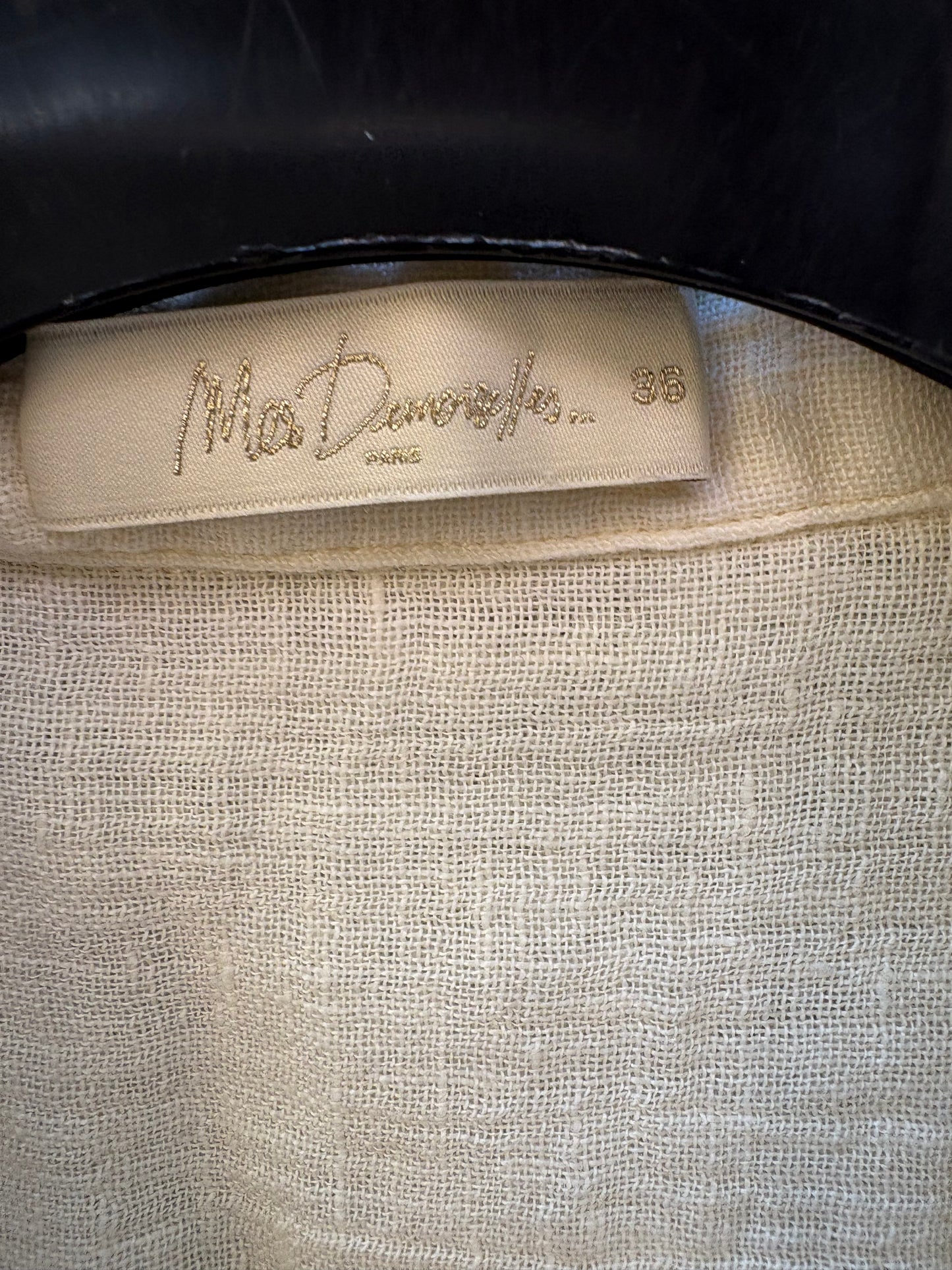 MES DEMOISELLES. Blusa textura anudada